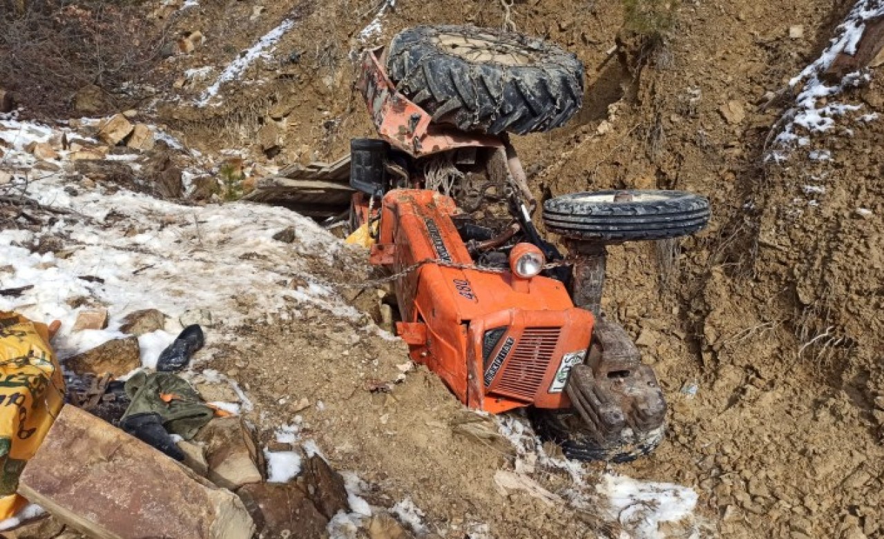 Bolu'da feci kaza!  Traktör sürücüsü Fahri Barın öldü