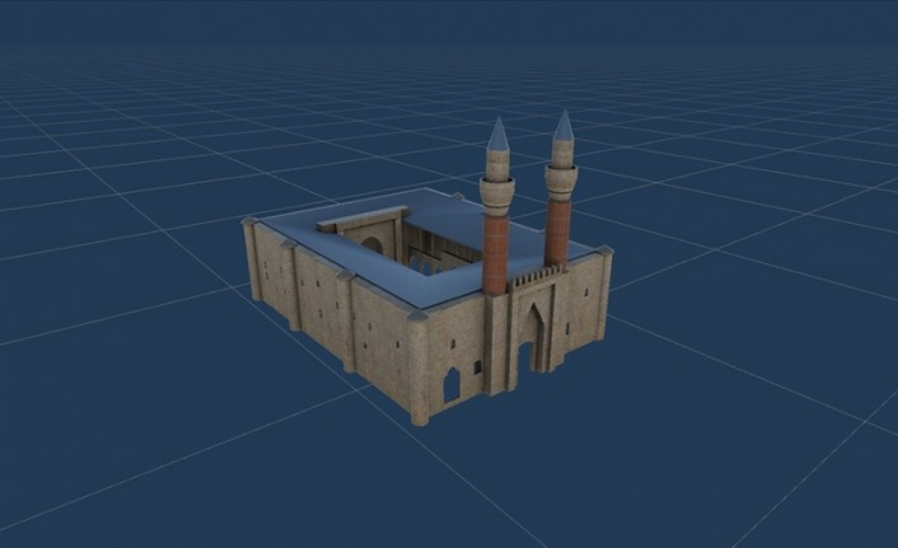Gök Medrese'de  'Hololens' teknolojisi ile tarihi yolculuk