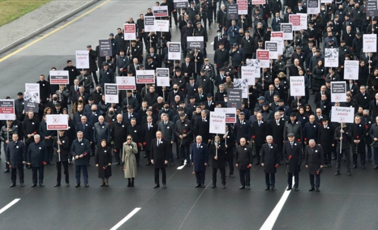 Hocalı Katliamı'nın kurbanları Bakü'de anılıyor