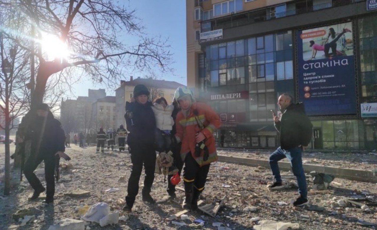 Kiev'den korkunç fotoğraflar geliyor: Bomba yağıyor!