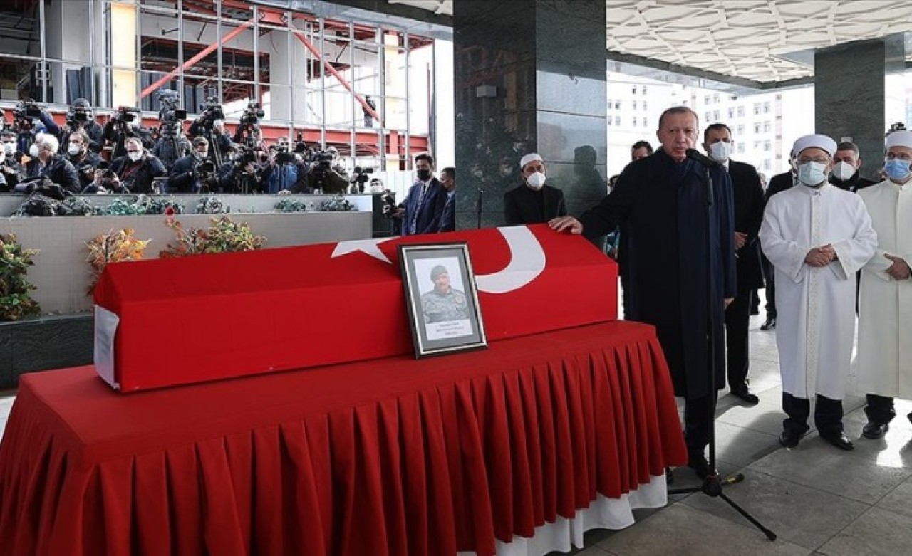 Senegal'de şehit olan Özel Harekat Şube Müdürü Hayrettin Eren son yolculuğuna uğurlandı