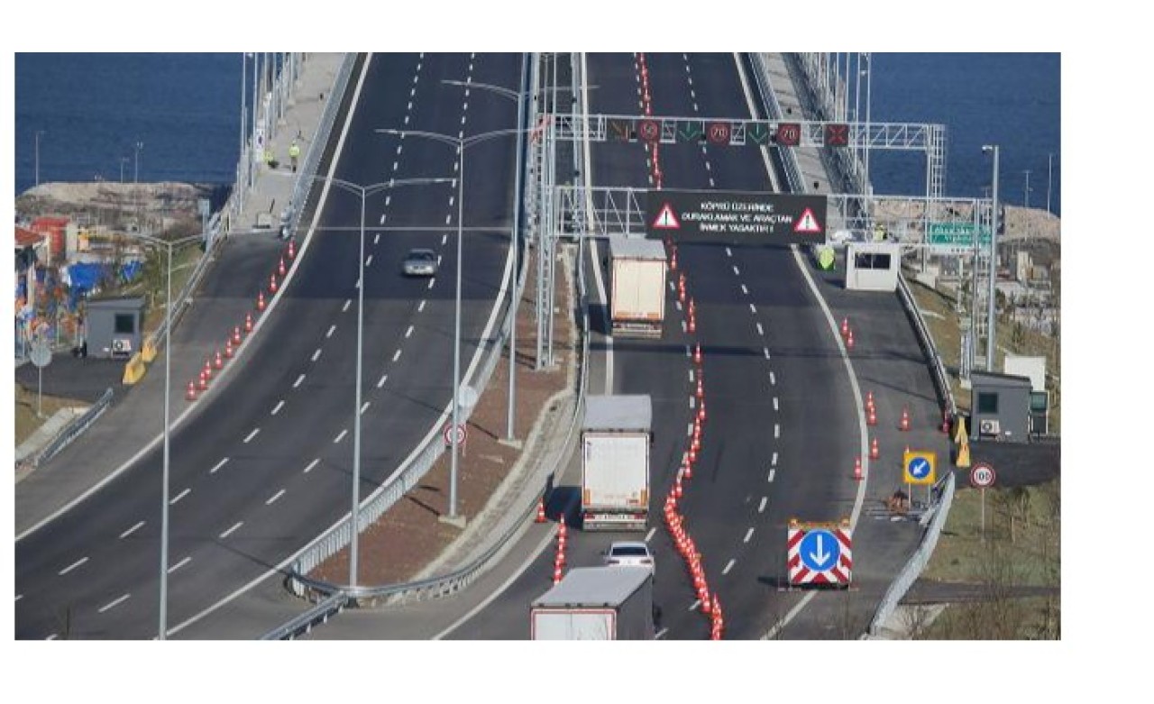 1915 Çanakkale Köprüsü'nden ücretli geçişler başladı