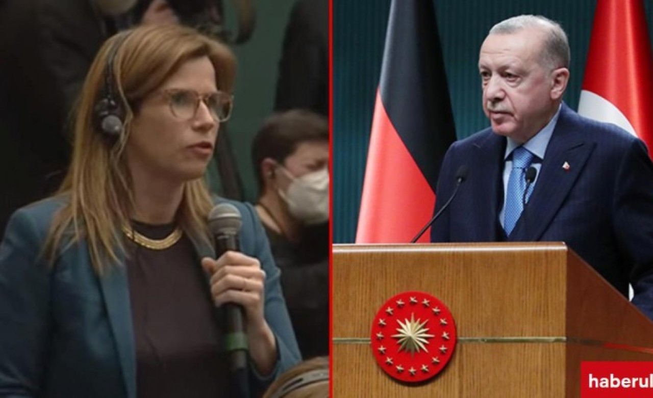 Alman gazetecinin tuzak sorusuna Cumhurbaşkanı Erdoğan'dan ders niteliğinde yanıt