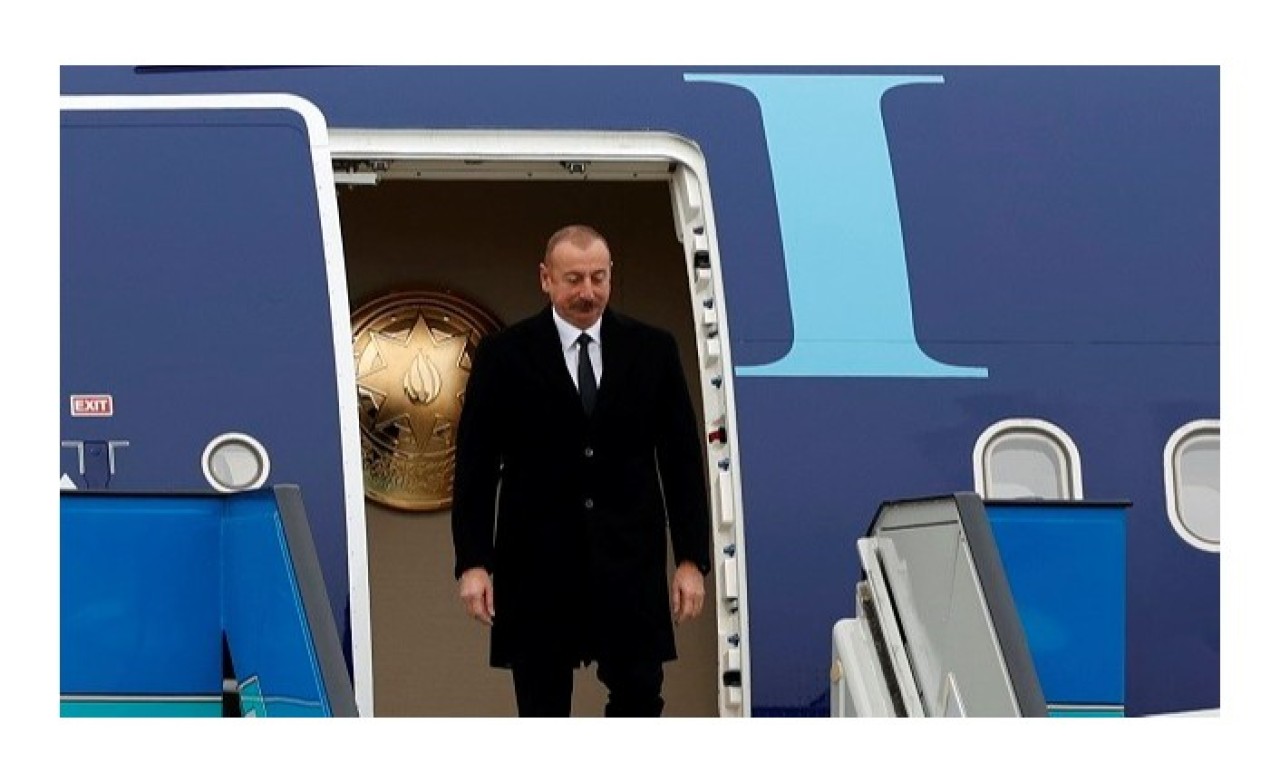 Azerbaycan Cumhurbaşkanı Aliyev,  Türkiye'ye geldi