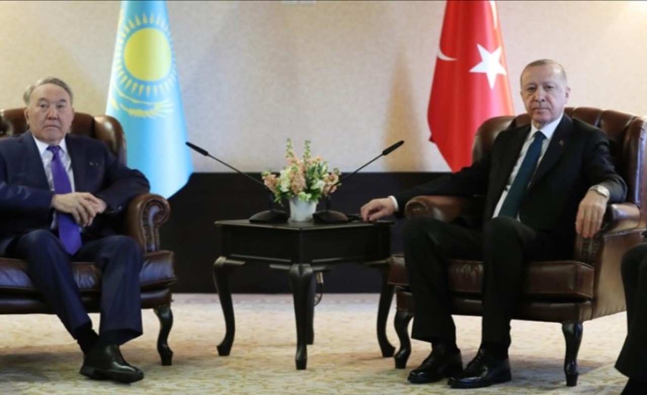 Cumhurbaşkanı Erdoğan ile Nazarbayev görüştü!