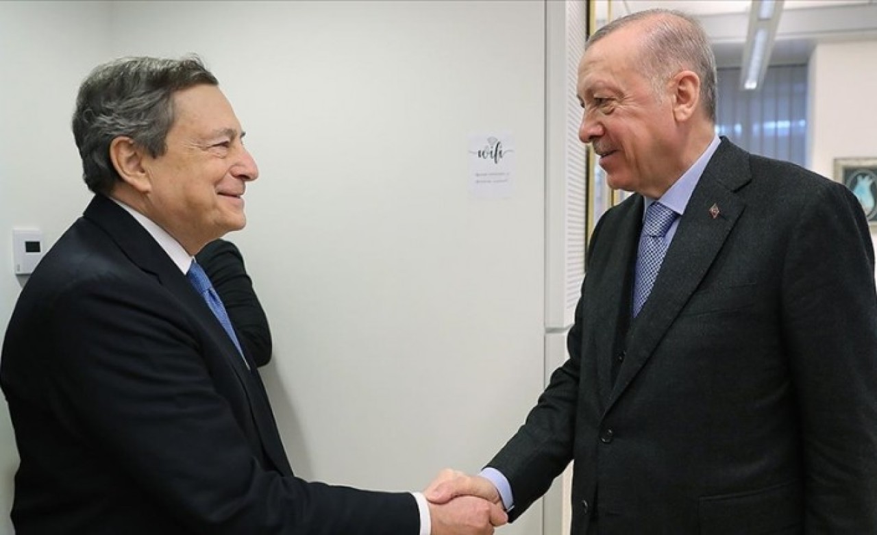 Cumhurbaşkanı Erdoğan'dan Brüksel'de kritik temaslar: Draghi ve Kallas'la görüştü