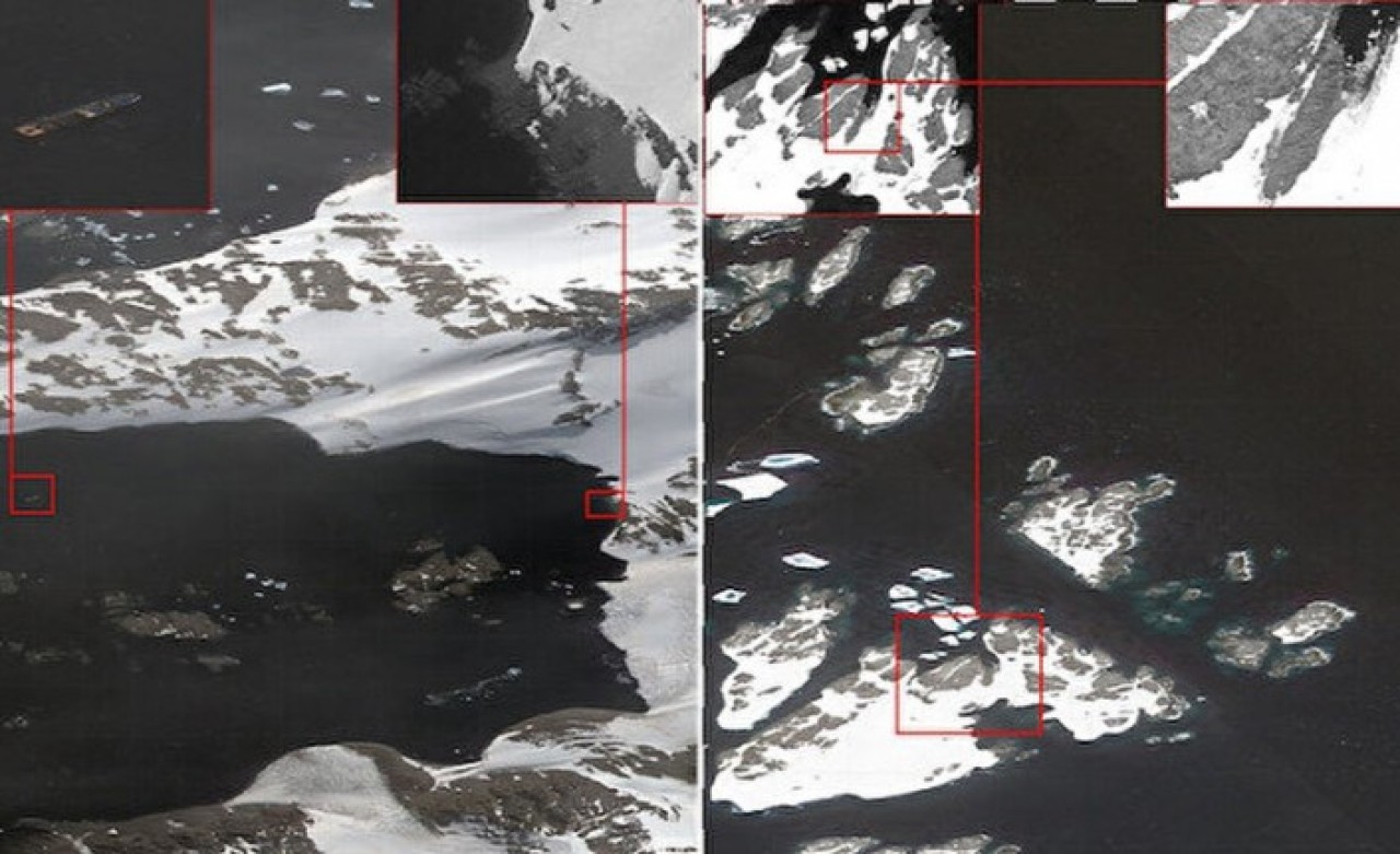 Göktürk-1 uydusu Antarktika'daki adaları görüntüledi