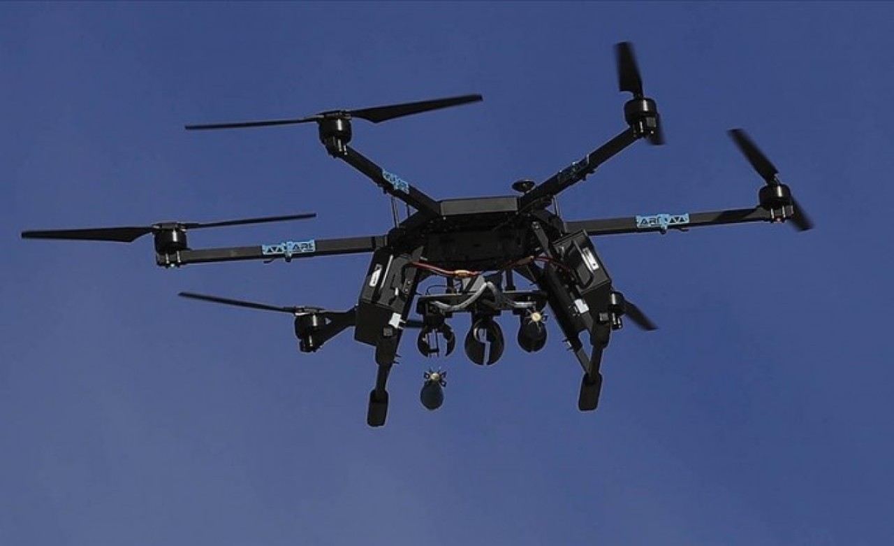 Kara birliklerinin silahı havan,  dronla havalandı