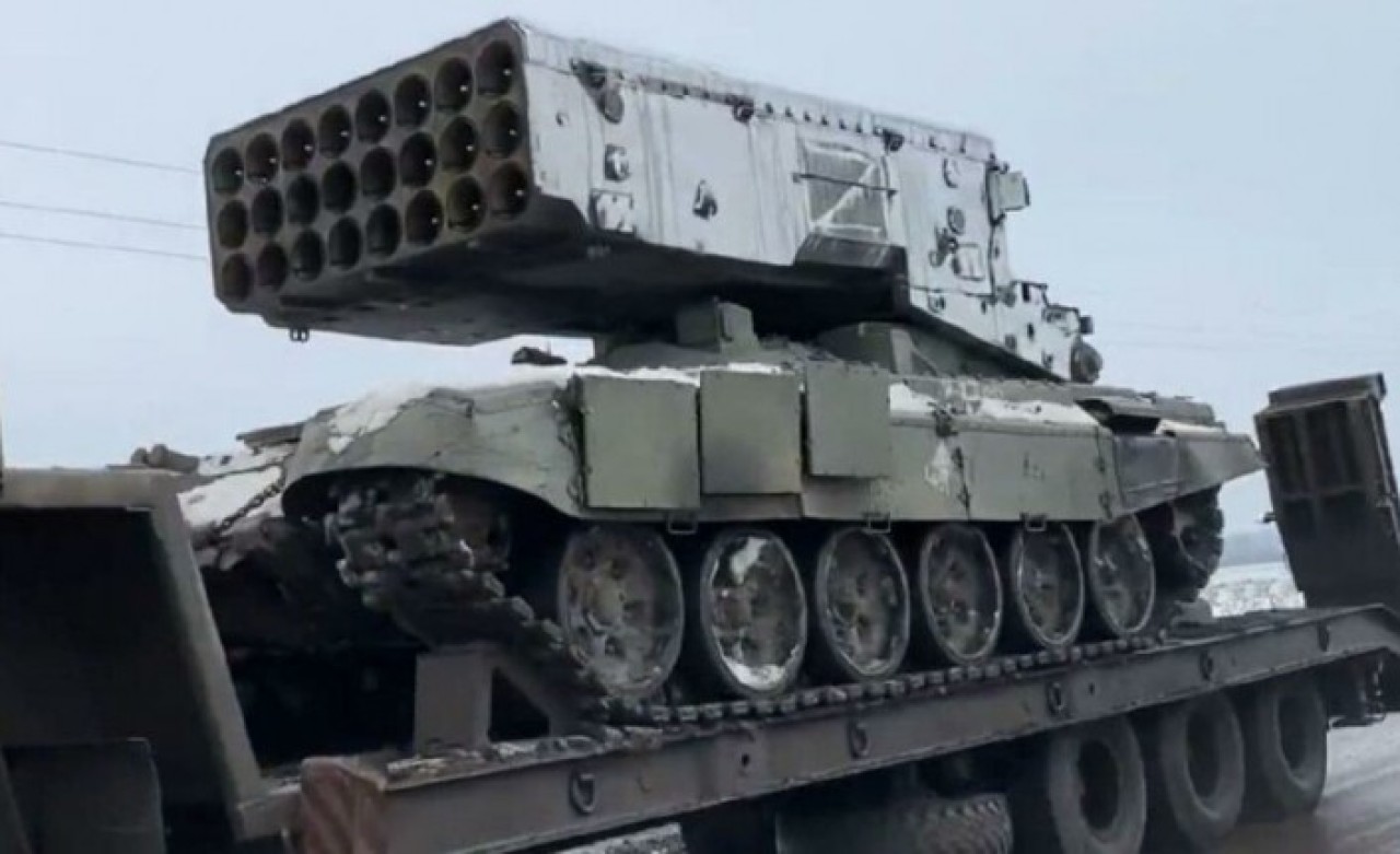 Putin en çok korkulan silahını ortaya çıkardı: TOS-1 yolda! Çok daha  şiddetli olacak