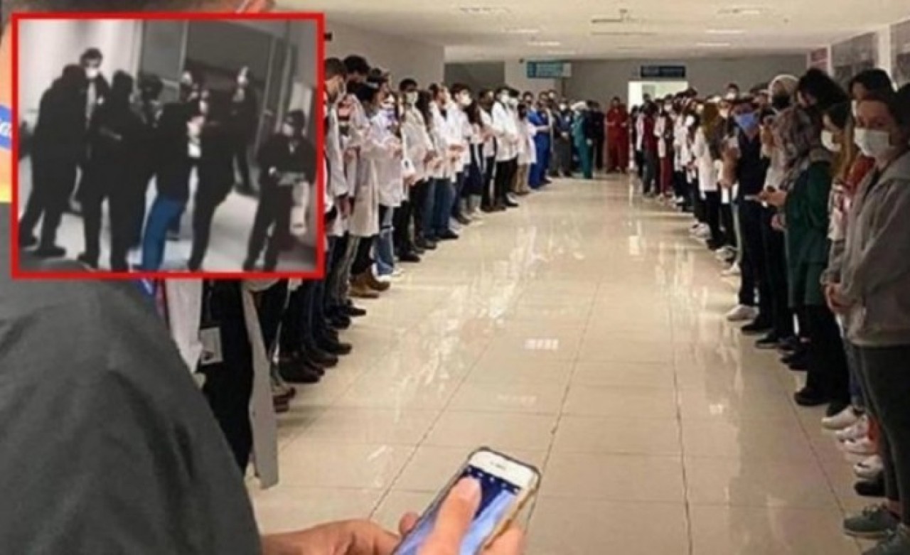Uzman çavuşu protesto eden doktorlara soruşturma başlatıldı