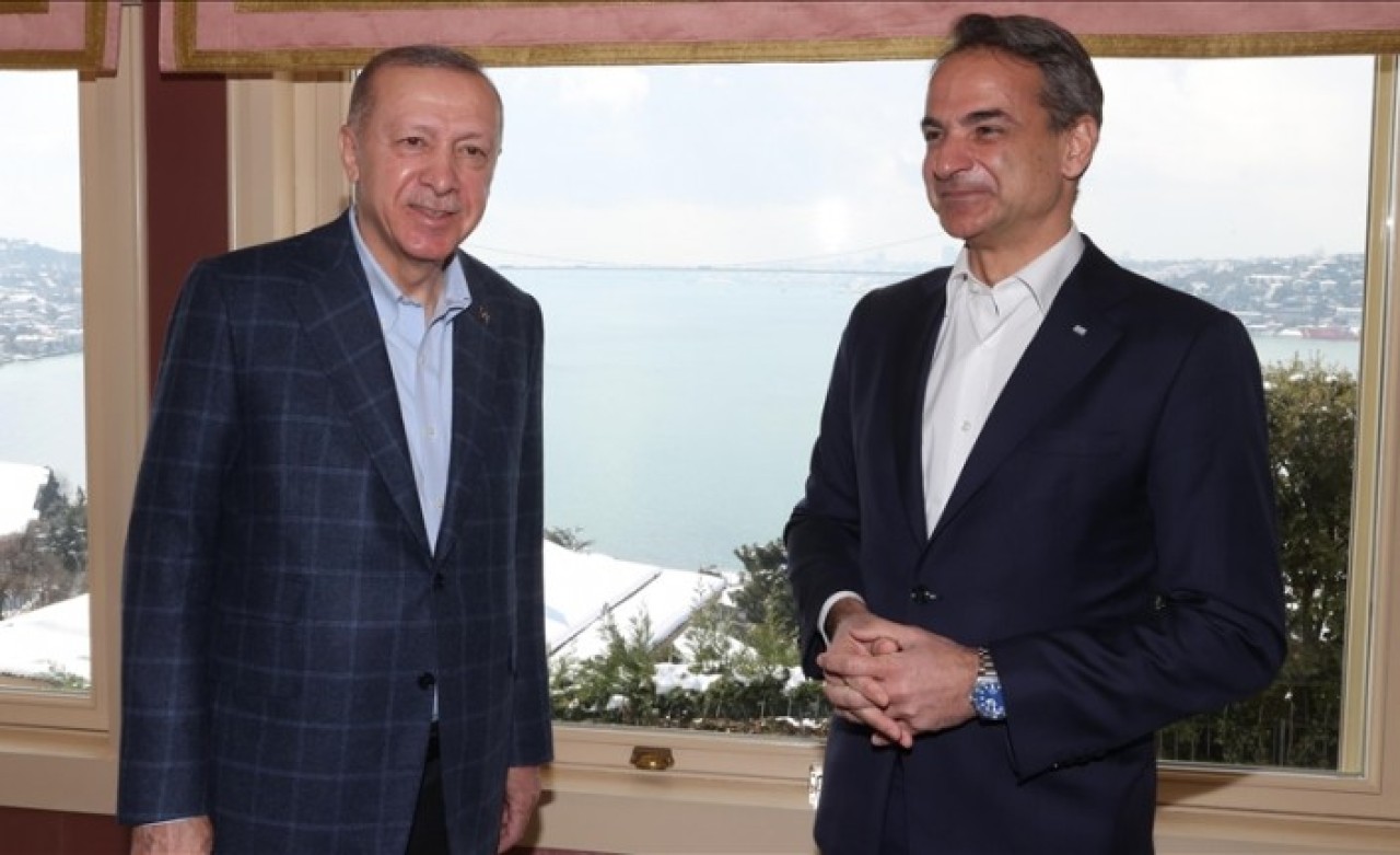 Vahdettin Köşkü'nde kritik görüşme: Erdoğan,  Miçotakis'e bakın neler söyledi? 