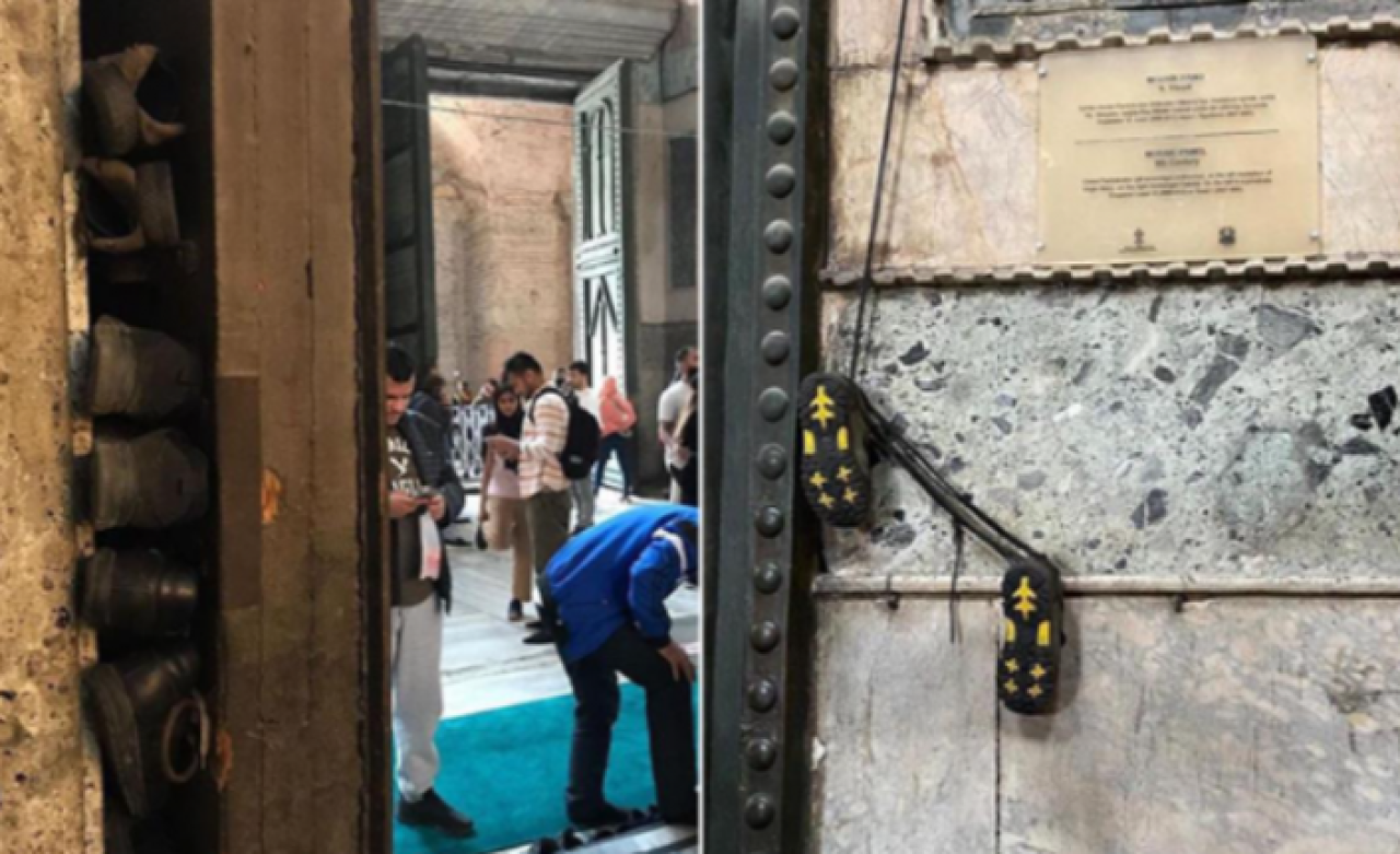 Ayasofya'dan yeni görüntüler: Hakaret seviyesine doğru gidiyor