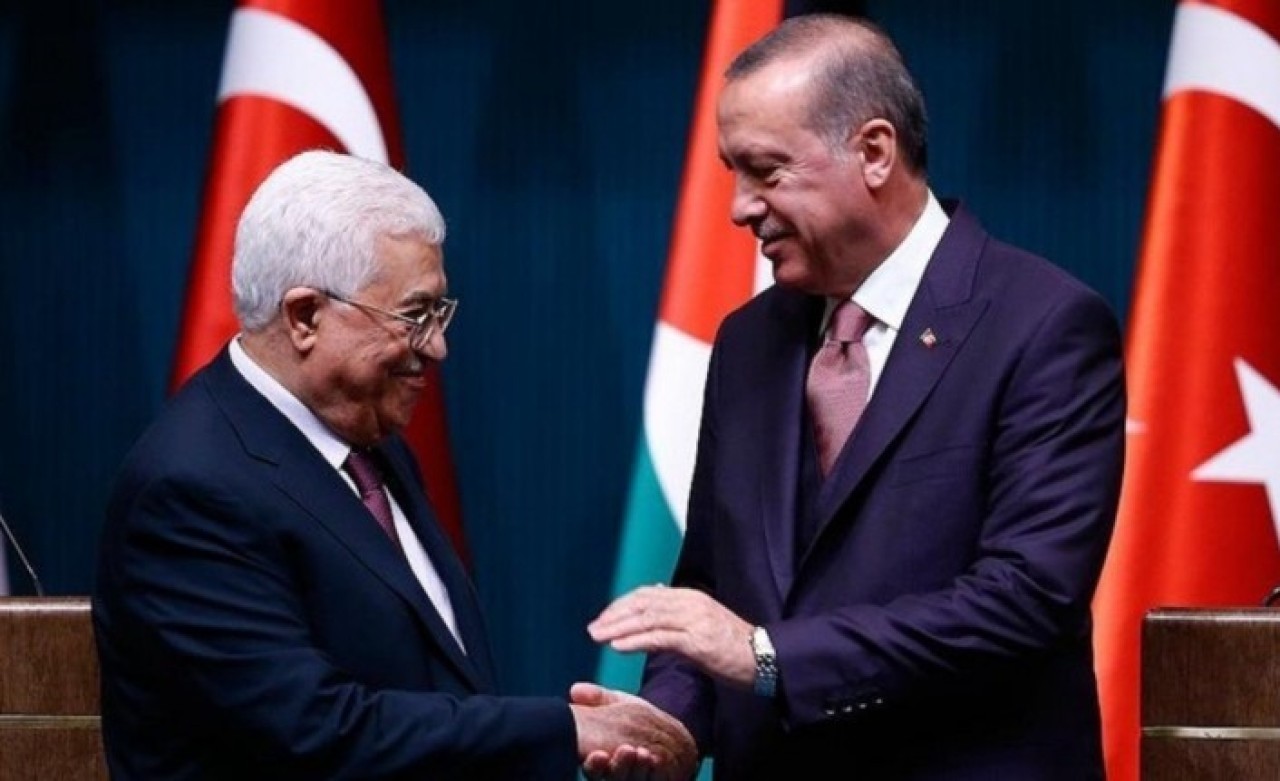 Cumhurbaşkanı Erdoğan,  Mahmud Abbas'la görüştü: Türkiye,  Filistin'in yanındadır