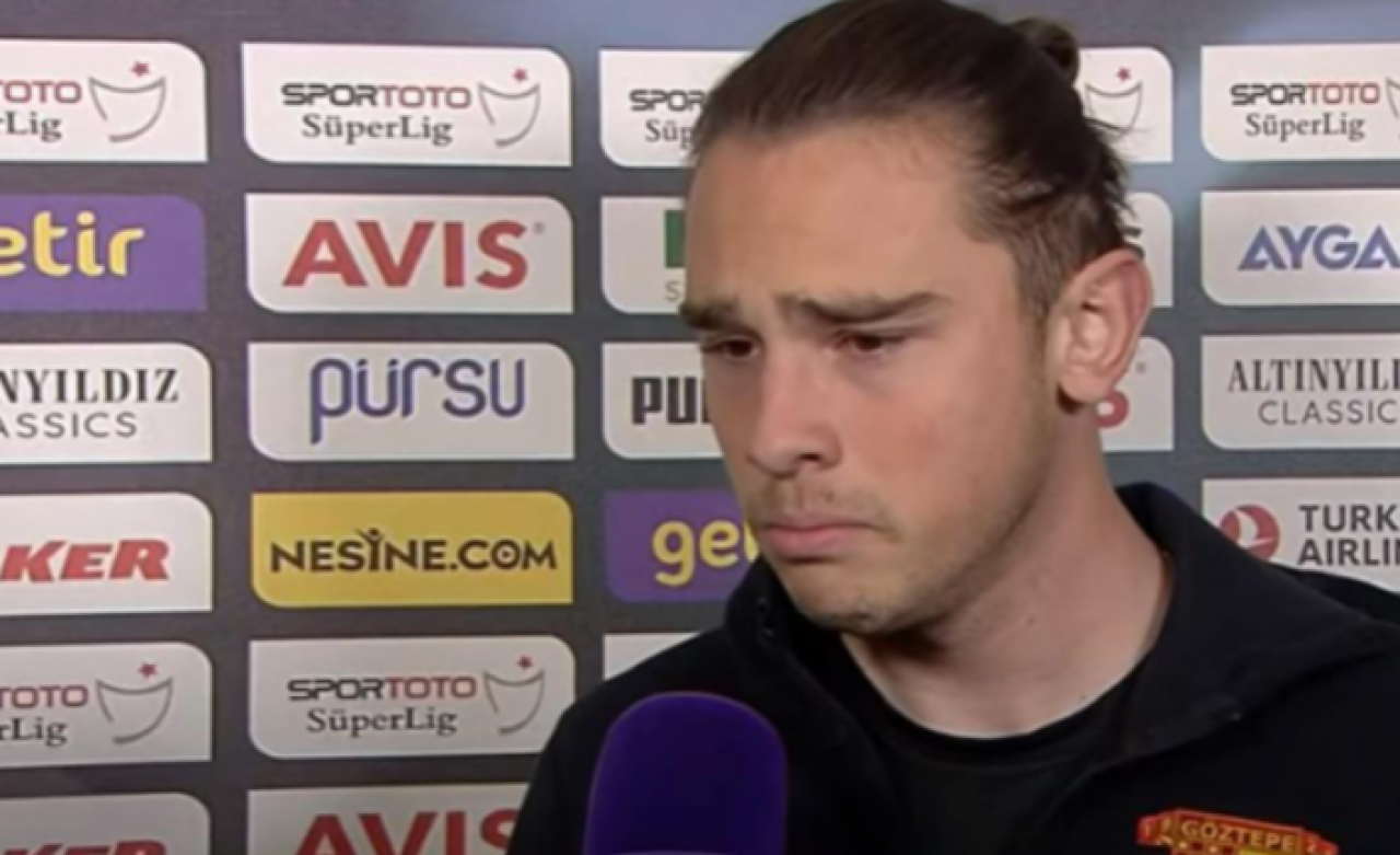 Genç futbolcu Ege Özkayımoğlu canlı yayında gözyaşlarına boğuldu: 'Çok canım yanıyor'