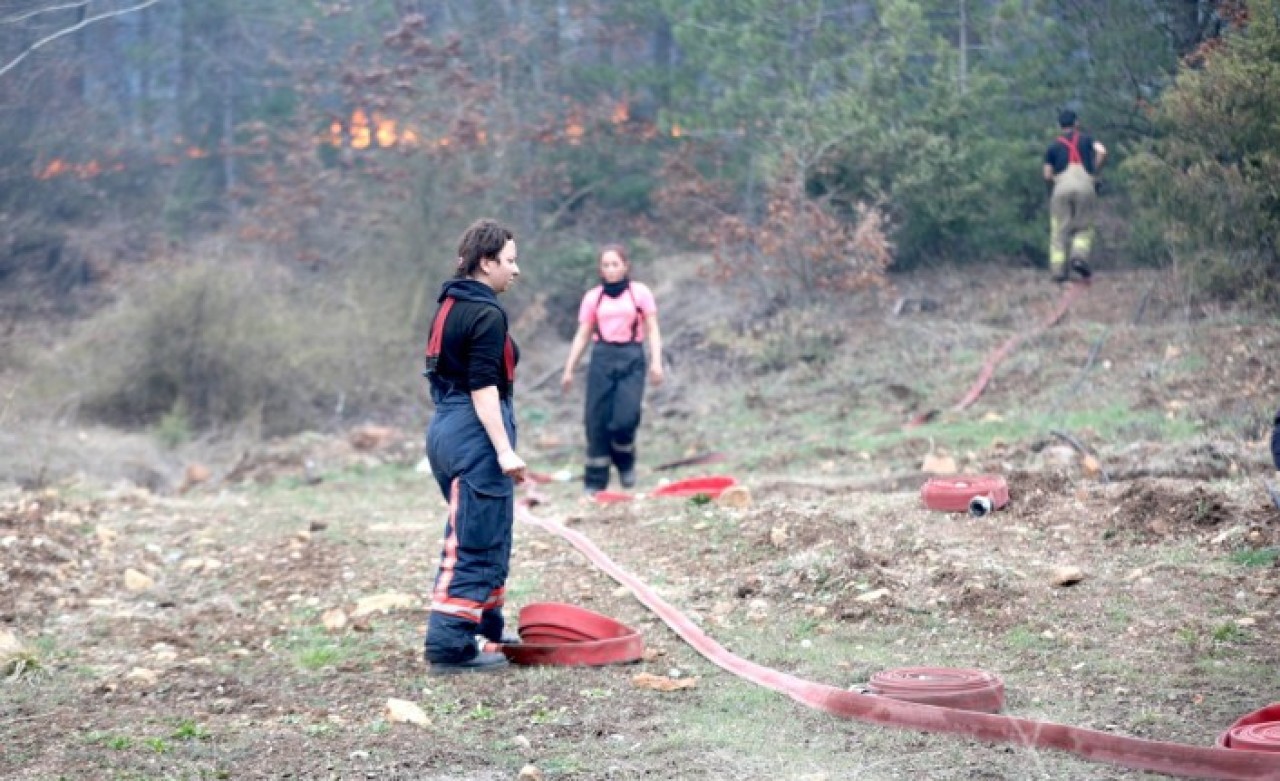 Havalar ısındı,  yangın sezonu başladı! 4 ilde birden çıktı