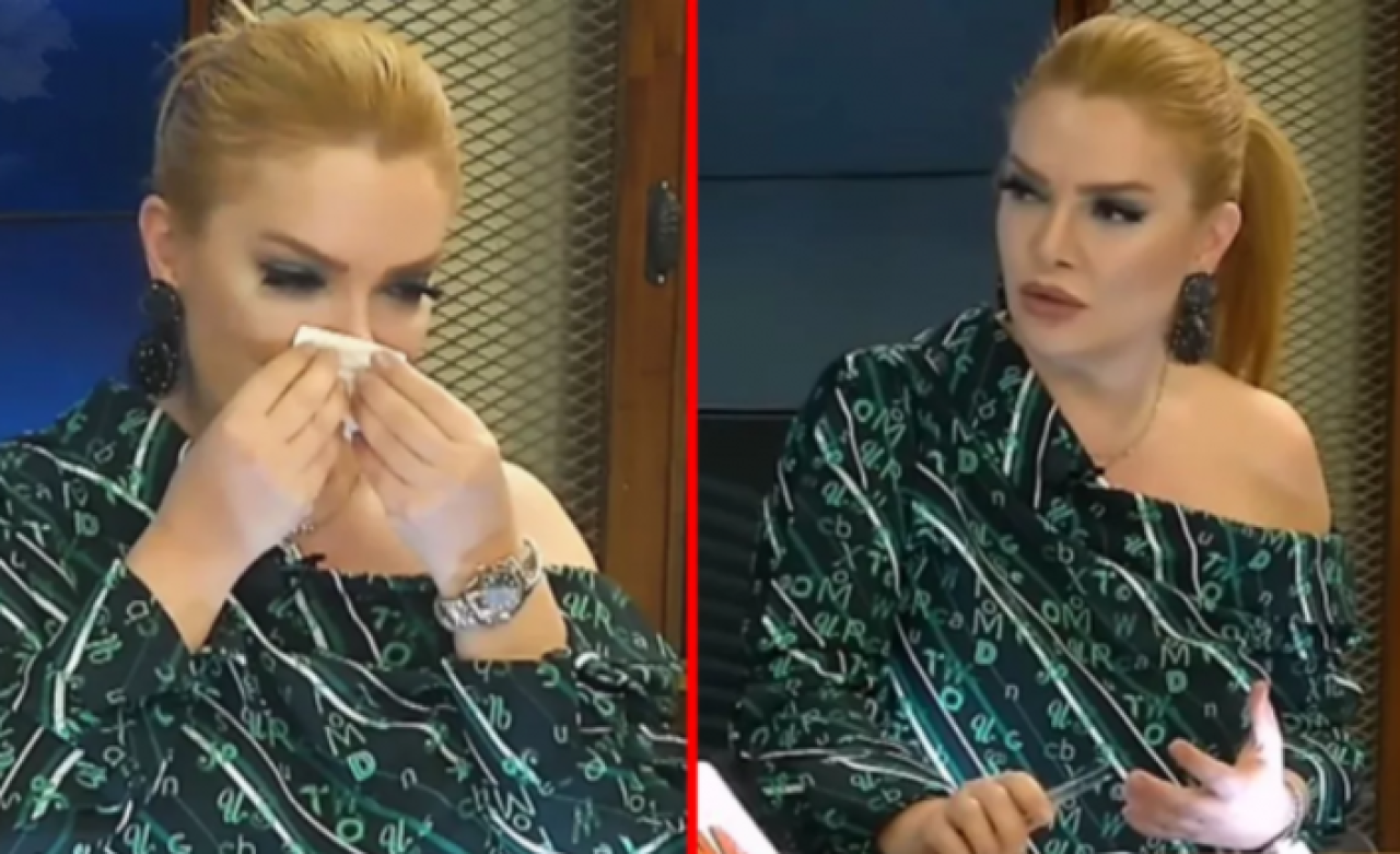 Hayatıyla ilgili gerçeği öğrenen ünlü şarkıcı Pınar Eliçe gözyaşları içinde yayını terk etti