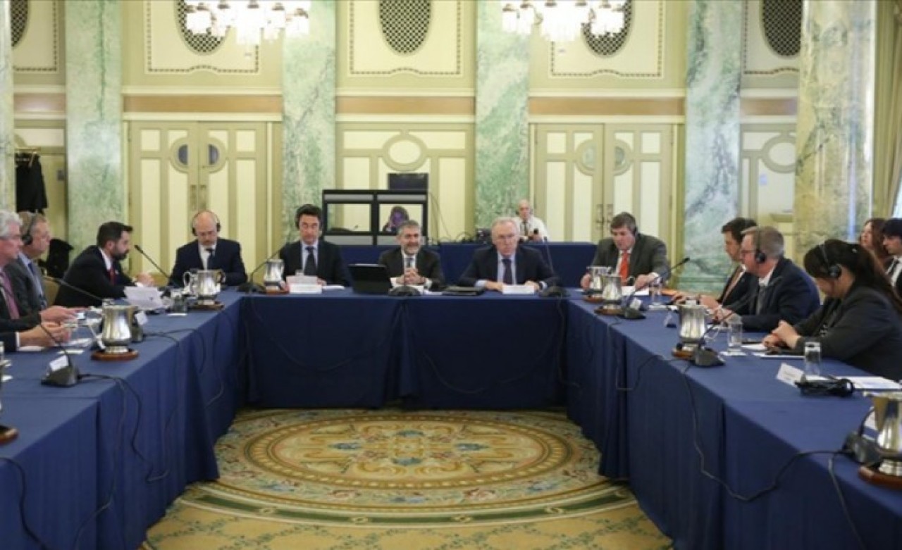 Hazine ve Maliye Bakanı Nebati,  ABD'de şirket yöneticileriyle görüştü