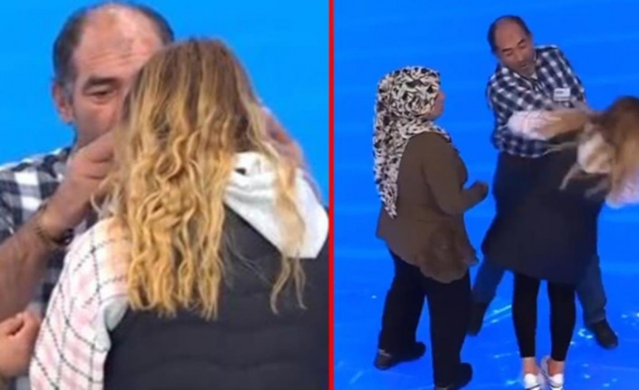 Müge Anlı'da stüdyoyu buz kestiren anlar: Sarıldığı kızını bir anda tokatladı