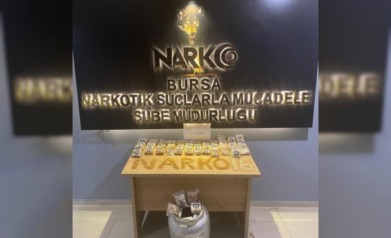 Narkotik göz açtırmıyor: Mutfak tüpünde uyuşturucu!