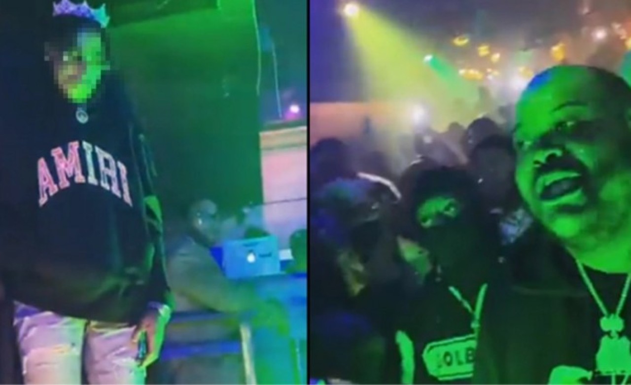 Ölü rapçiyi sahneye çıkarıp önünde dans ettiler,  görüntüleri izleyenlerin tüyleri ürperdi