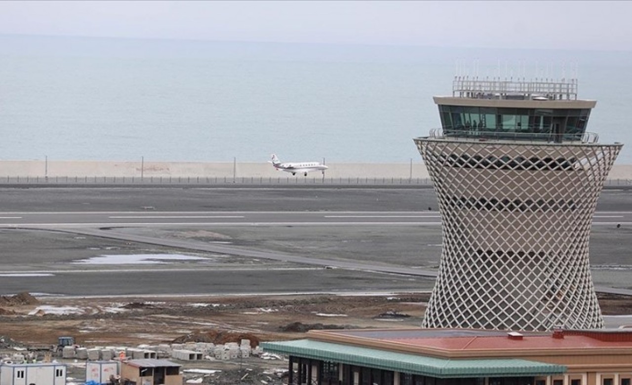 Rize-Artvin Havalimanı'nda test uçuşu yapıldı