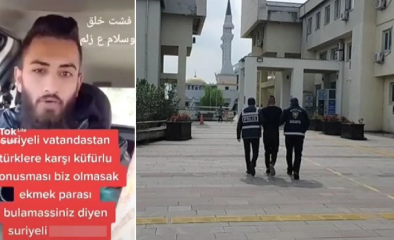 Suriyeliden Türklere çok ağır küfürler! Bakın sonu ne oldu