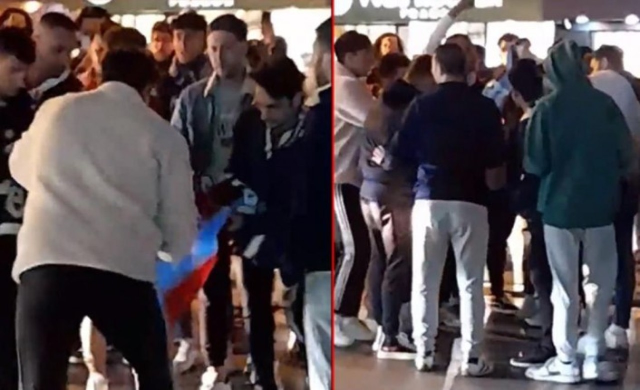 Trabzonsporlu taraftarlar Kadıköy'den kovalandı,  Beşiktaş'a alınmadı