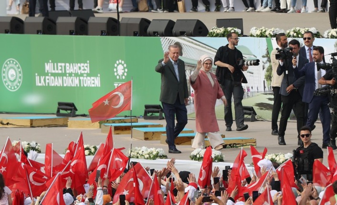 Atatürk Havalimanı Millet Bahçesi'nde büyük coşku