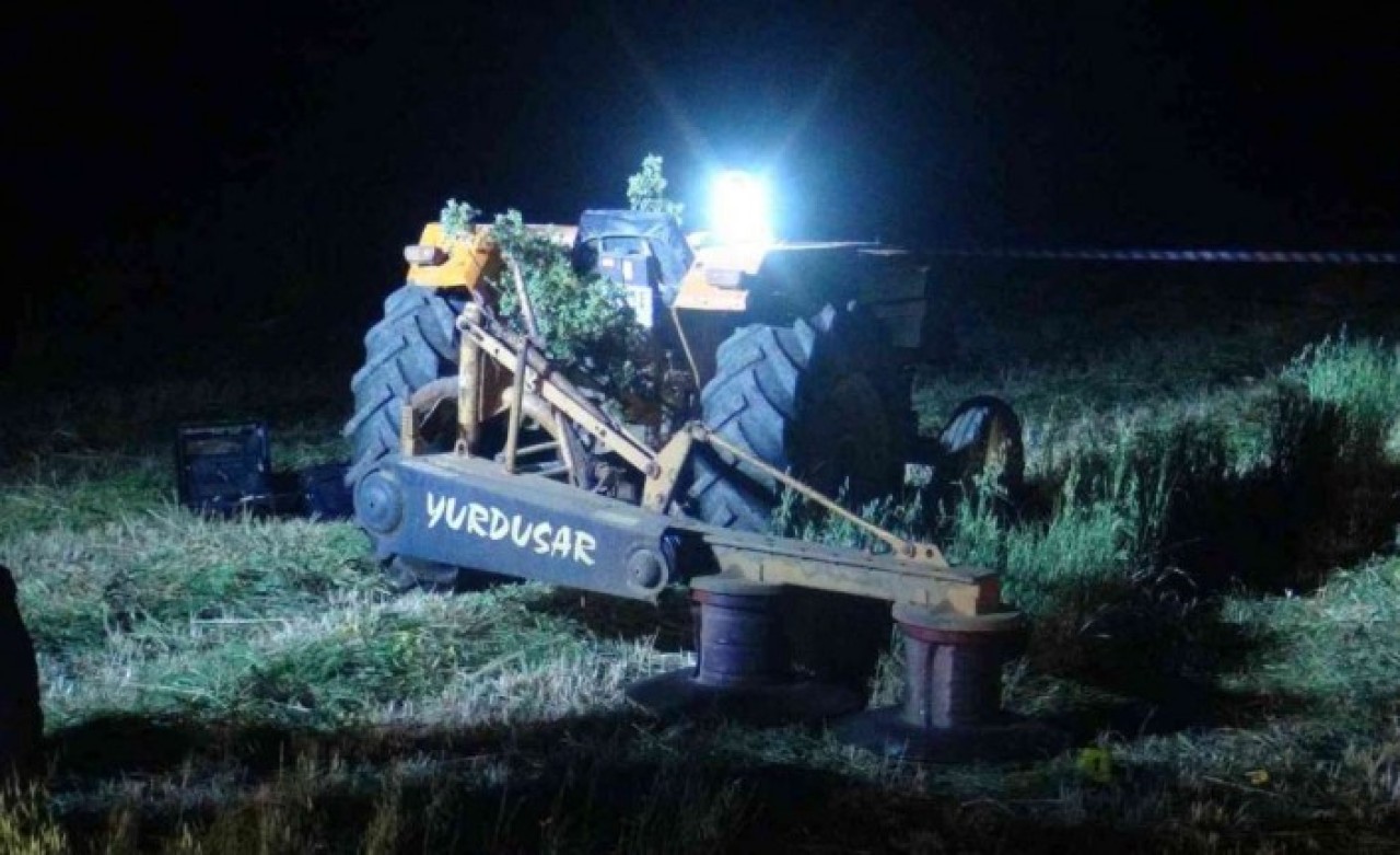 Bodrum'da ot biçme makinesinden fırlayan taş kafasına çarptı: Nebi Kuş öldü