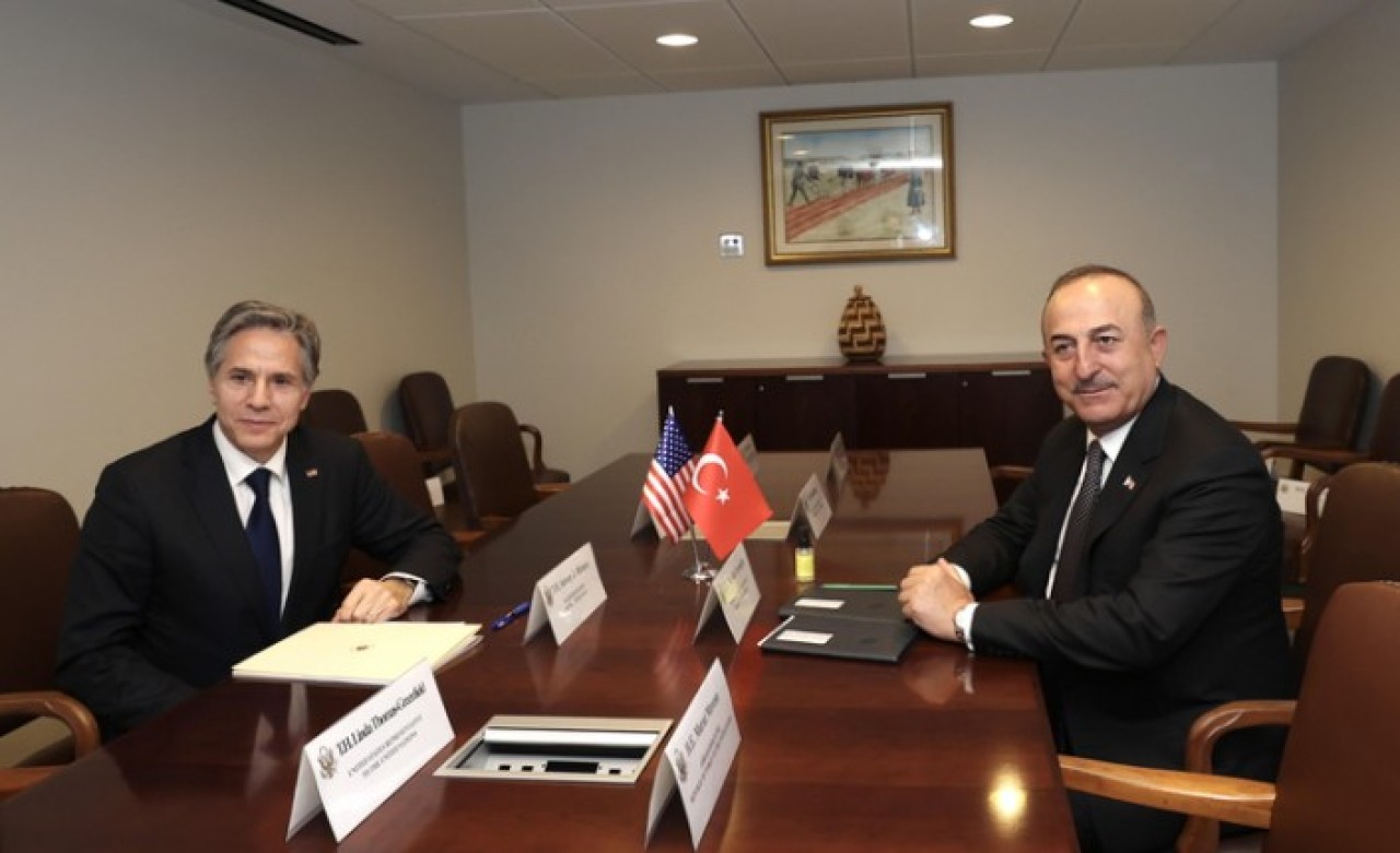 Çavuşoğlu,  ABD Dışişleri Bakanı Blinken'le görüştü: Flaş açıklama