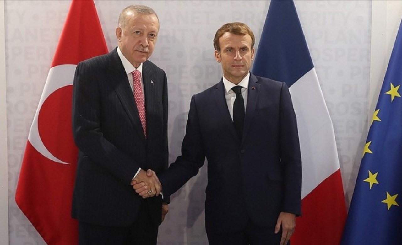 Cumhurbaşkanı Erdoğan,  Fransa Cumhurbaşkanı Macron ile telefonda görüştü