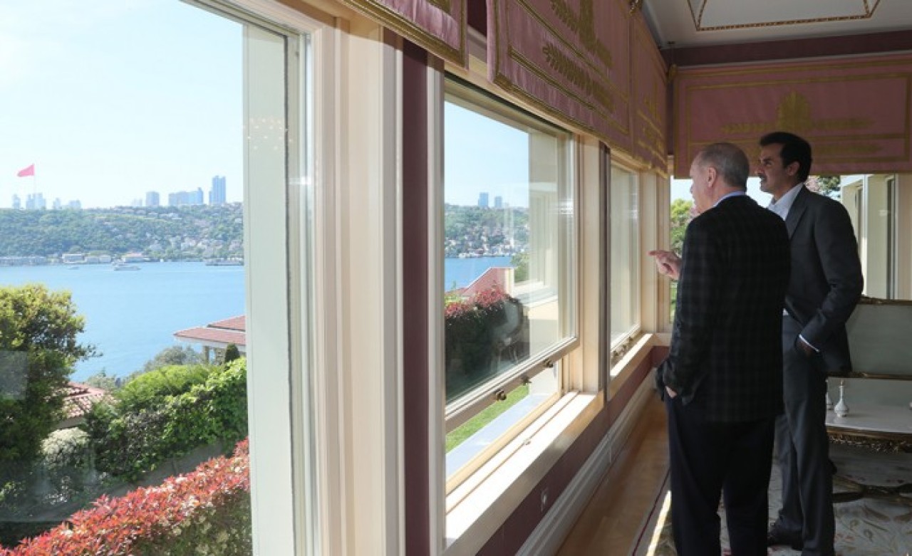 Cumhurbaşkanı Erdoğan Katar Emiri Al Sani ile görüştü