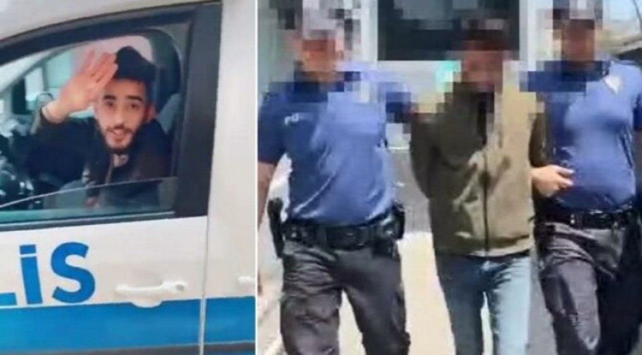 İstanbul'da polis aracıyla gezip,  video çeken Suriyeli gözaltına alındı