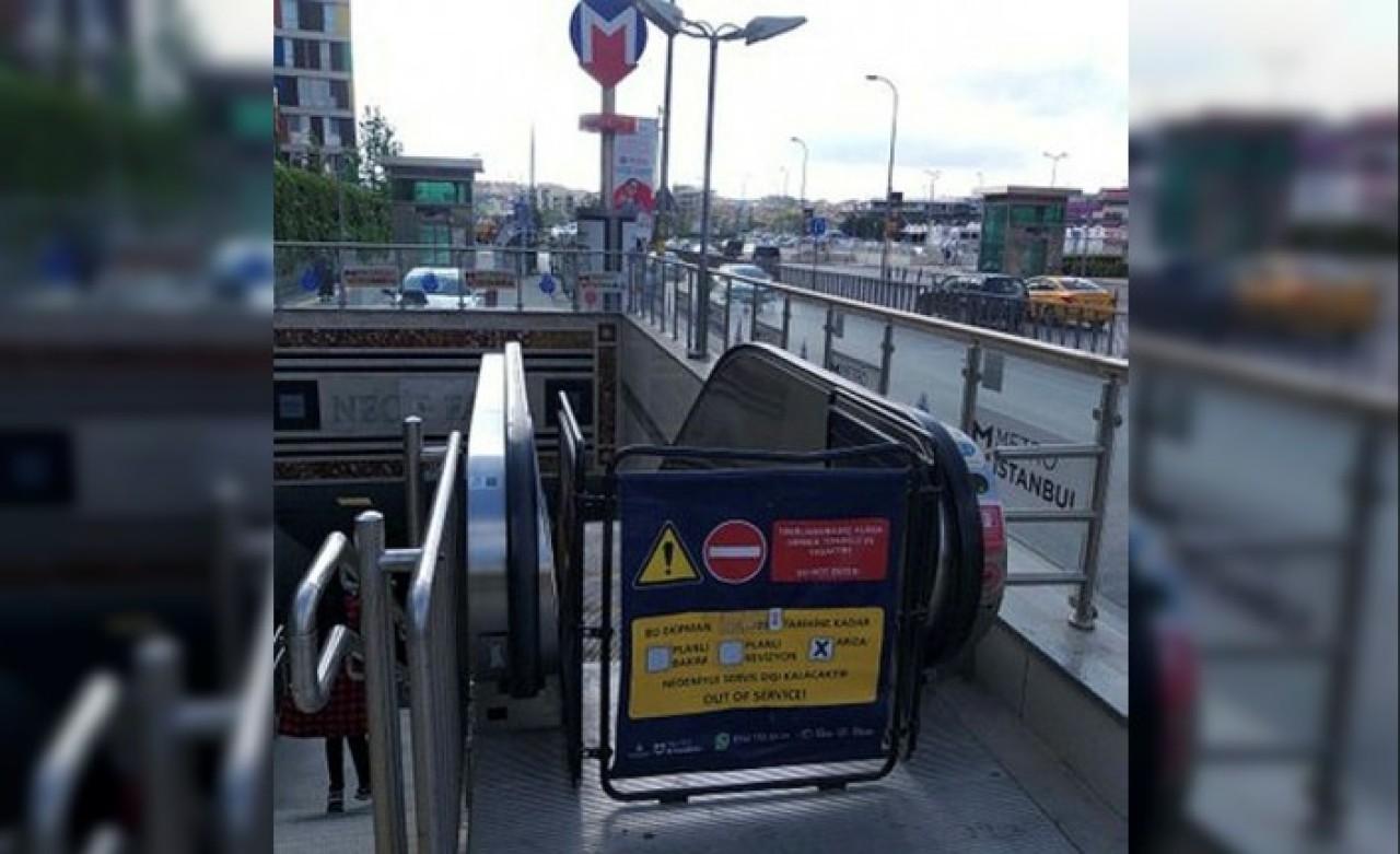 İstanbul halkının yürüyen merdiven çilesi! Engelliler ve yaşlılar büyük zorluk yaşıyor