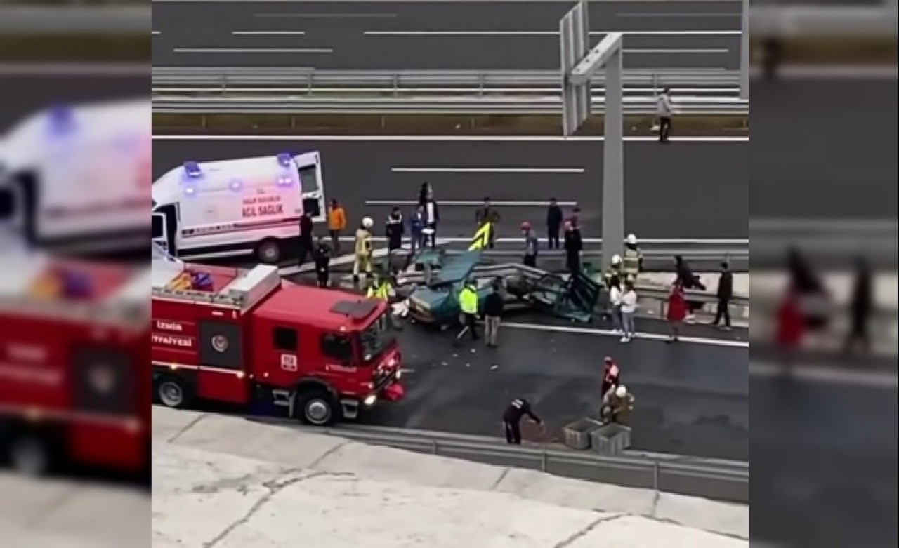 İzmir'de sürat felaket getirdi: Fırat Yasak ve Enes Erol öldü