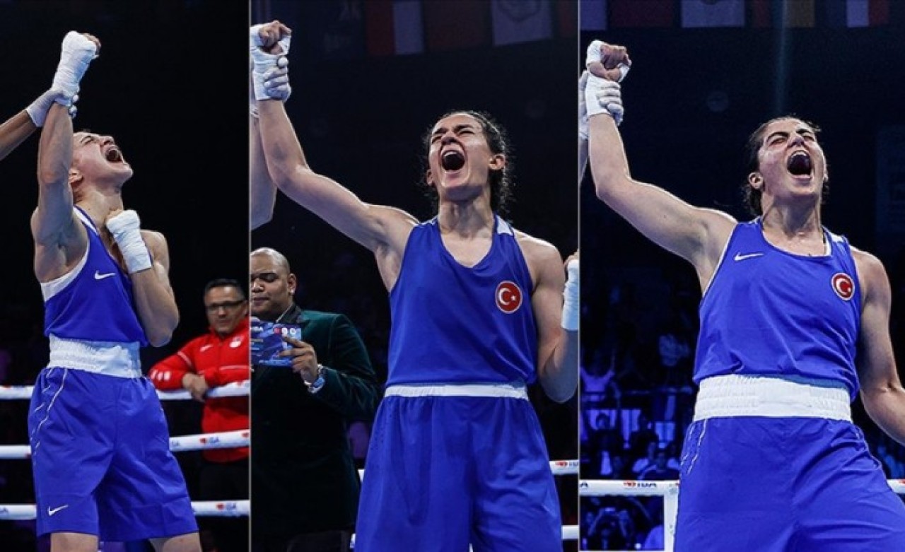 Milli boksörler Buse Naz Çakıroğlu,  Hatice Akbaş,  Busenaz Sürmeneli ve Şennur Demir dünya şampiyonu oldu