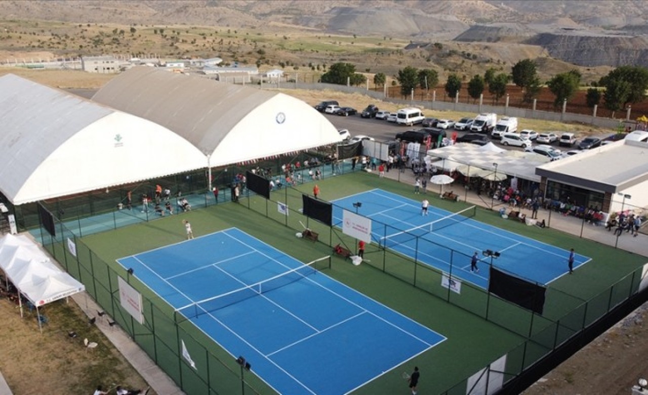 Şırnak'ın ilk uluslararası tenis turnuvası Cudi Cup başladı