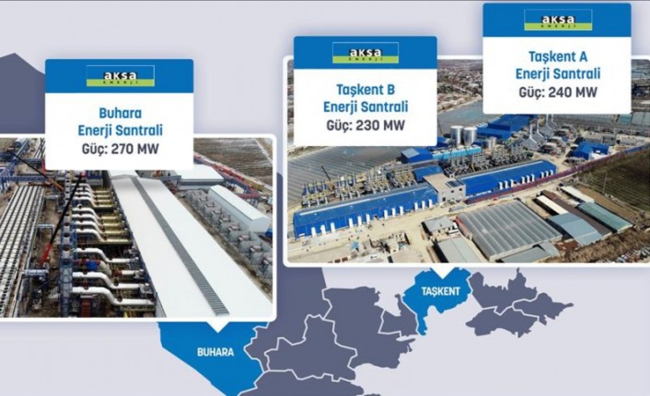 Türk şirketi,  Özbekistan'daki üç doğal gaz santralini devreye aldı