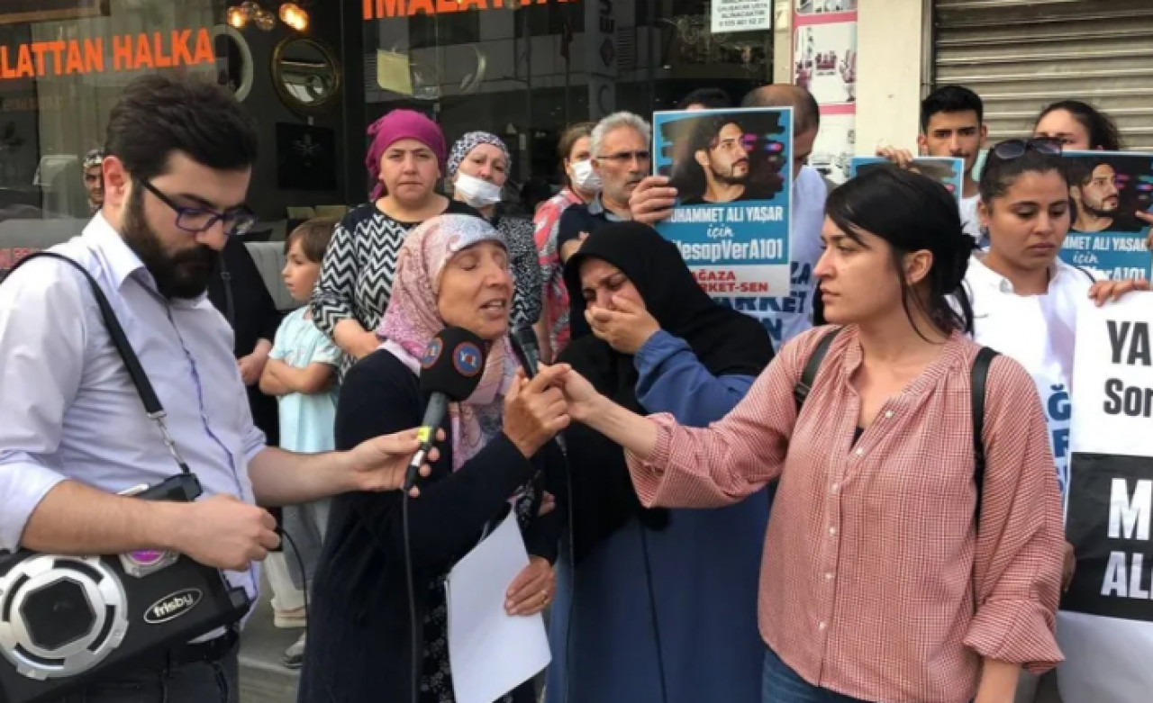 Milyonlarca vatandaş "Hesap Ver A101" deyip yorum yağdırdı: Muhammet Ali Yaşar nasıl öldü? Ailesi market önünde protesto yaptı!
