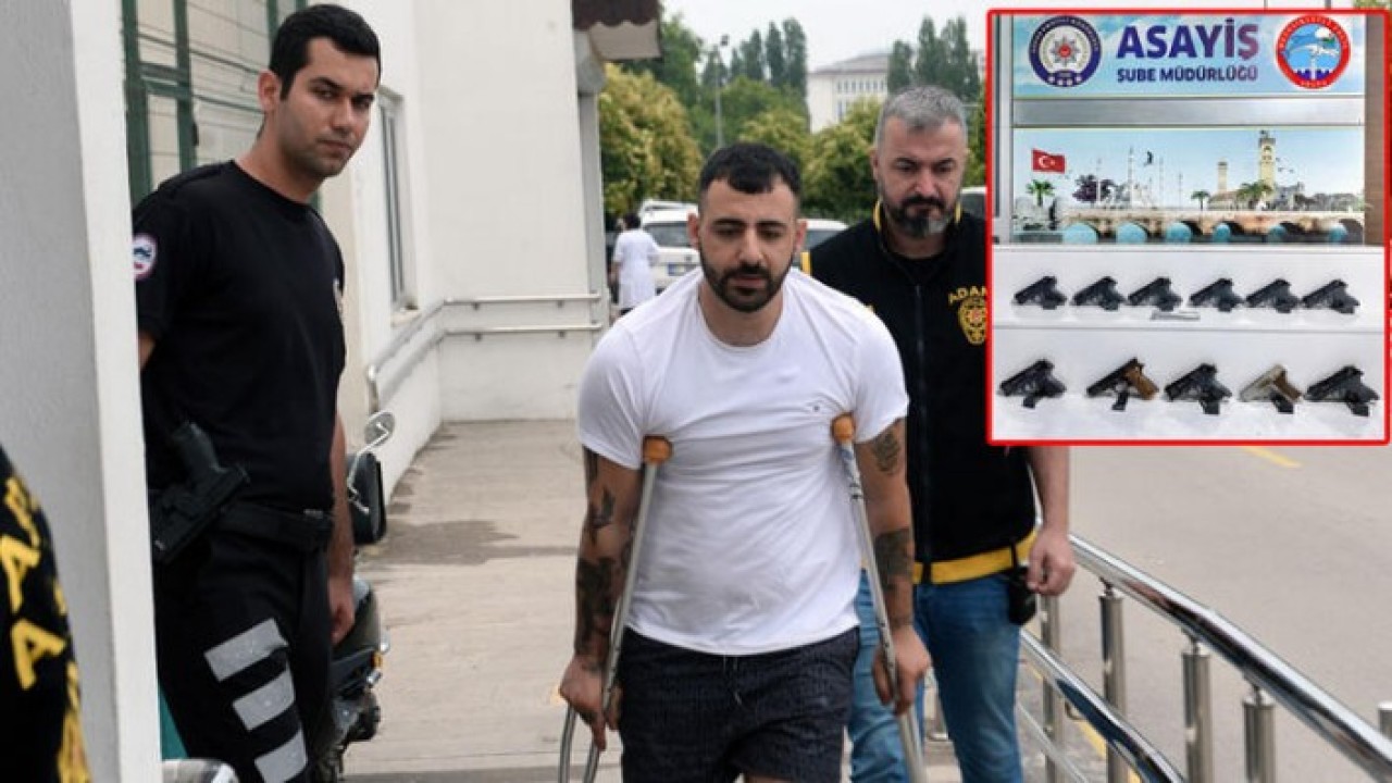 Adana'da bagajından 11 ruhsatsız tabanca çıkan Ali Çavlı: Yolda buldum!