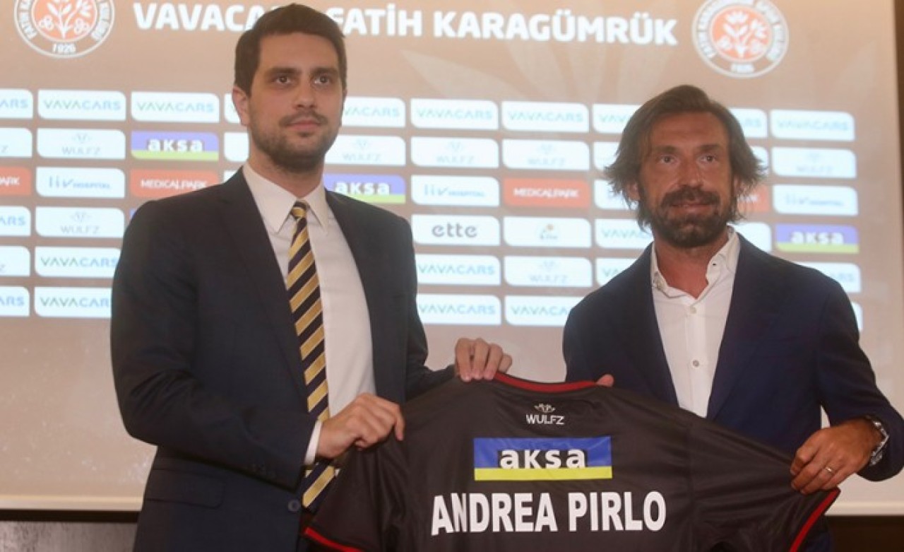 Andrea Pirlo resmen Fatih Karagümrük'te: Fatih Terim açıklaması