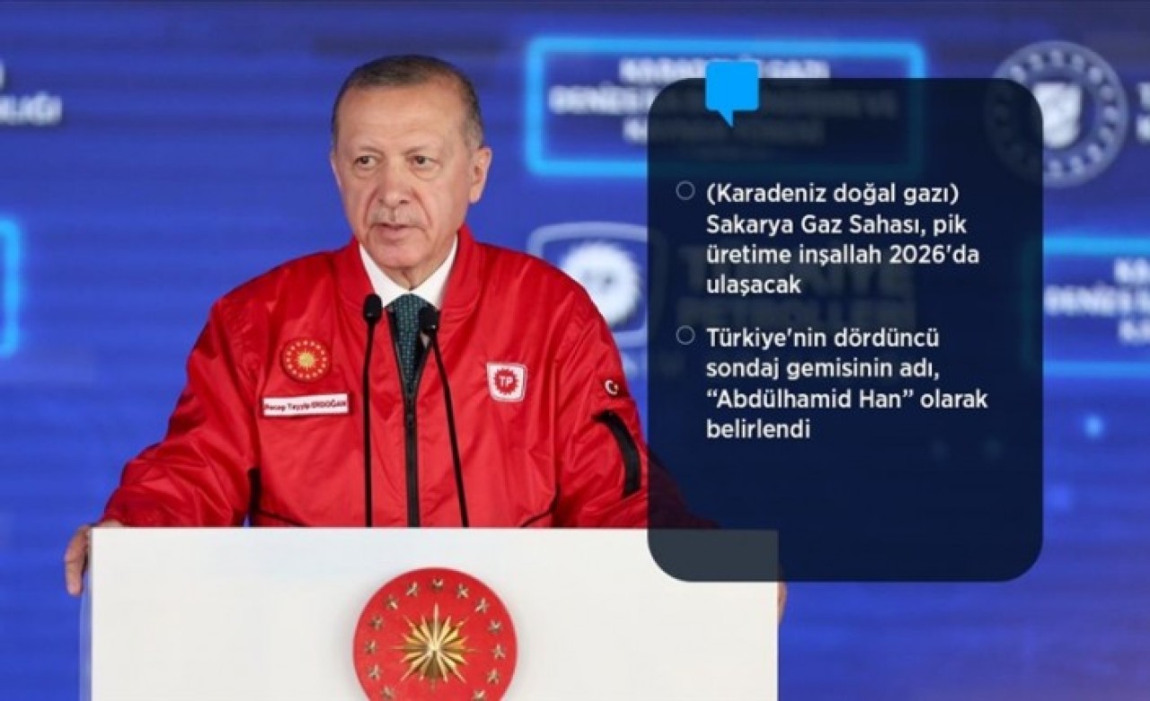 Cumhurbaşkanı Erdoğan'dan doğalgaz müjdesi: Abdülhamit Han detayı