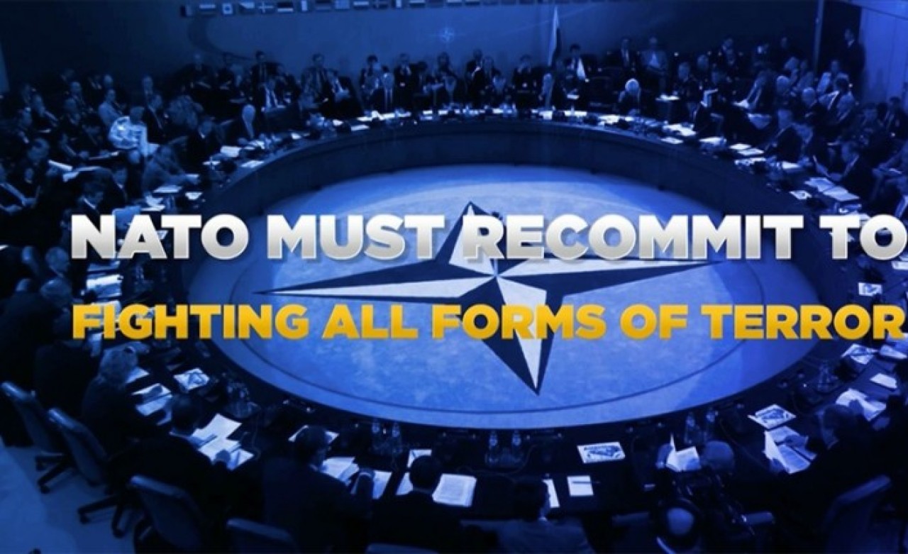 Cumhurbaşkanı Erdoğan,  NATO liderlerine terörün gerçek yüzünü gösteren videoyu izletti