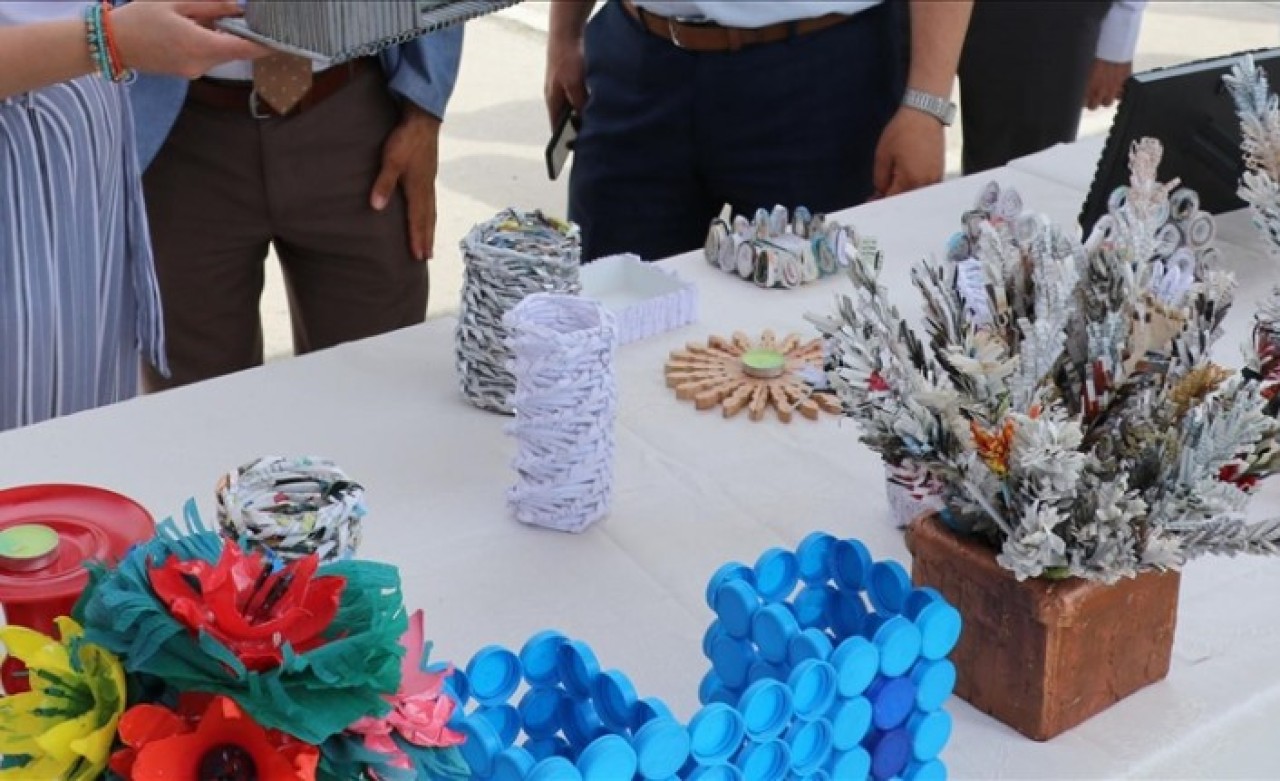 Havza MTAL'de sıfır atık sergisi ve kermes düzenlendi