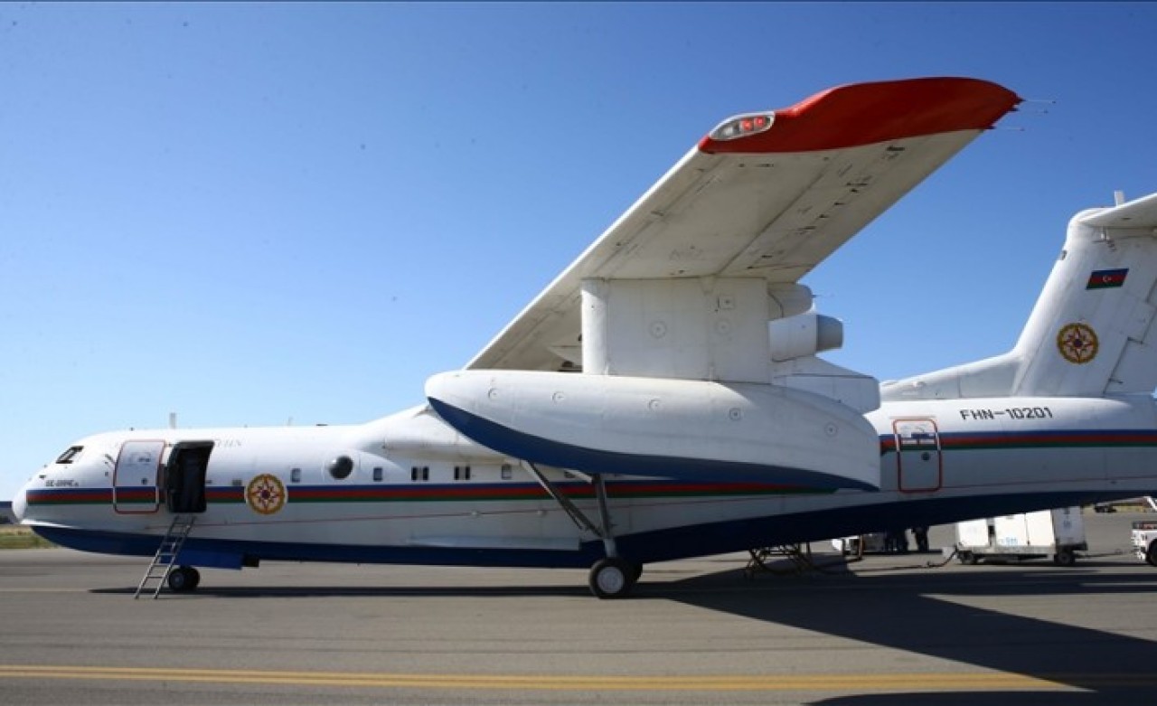 Kardeş Azerbaycan'dan Türkiye'ye amfibi uçak desteği!