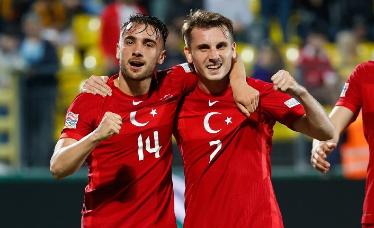 Litvanya'ya yarım düzine gol atan A Milli Futbol Takımı UEFA Uluslar Ligi'nde liderliğini sürdürdü