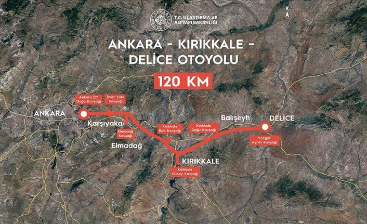 Ulaştırma ve Altyapı Bakanlığı ihalesi yapılacak iki otoyola ilişkin detayları paylaştı
