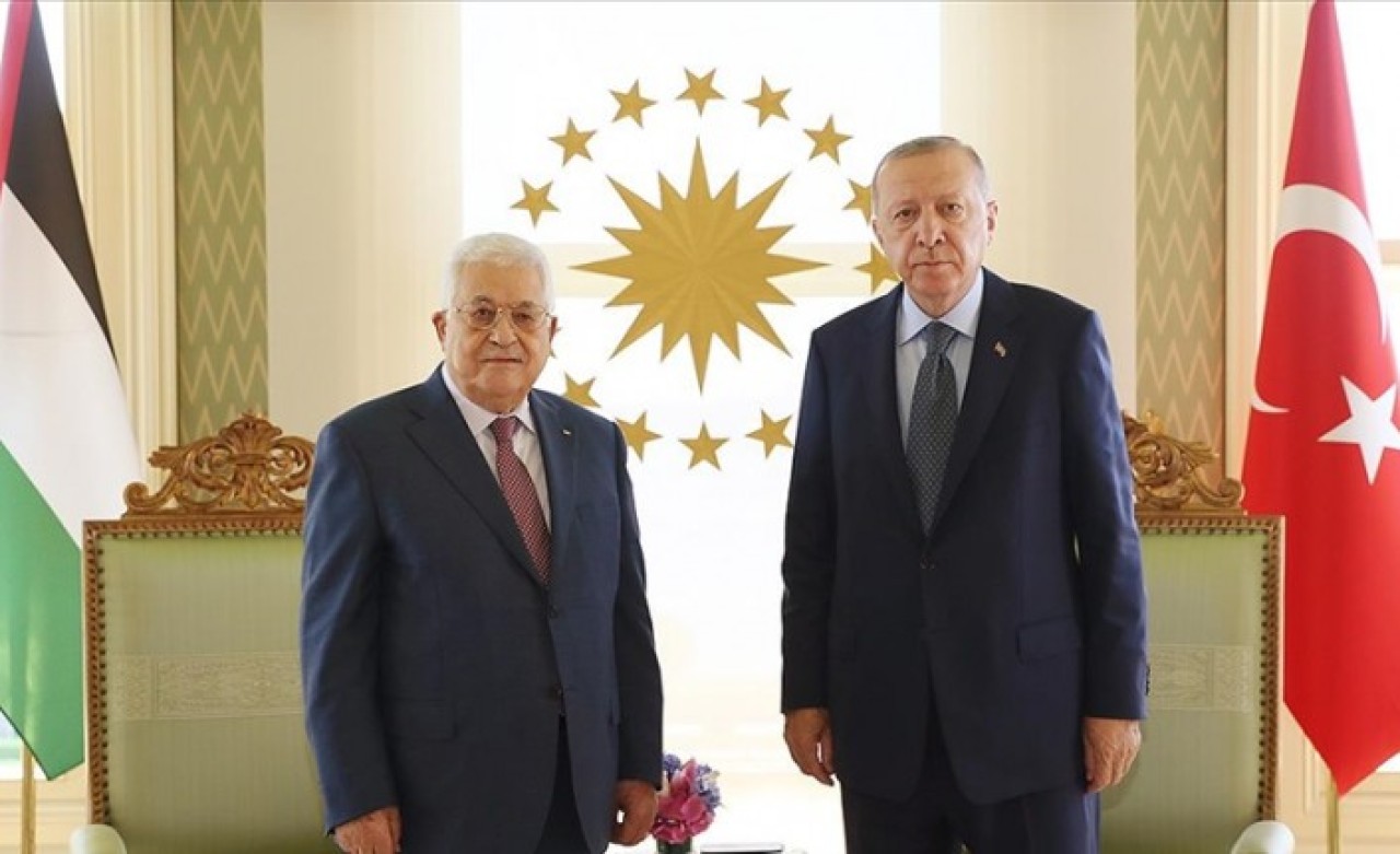 Cumhurbaşkanı Erdoğan,  Filistin Devlet Başkanı Abbas ile telefonda görüştü