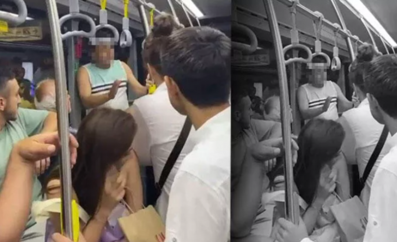 Metrobüste taciz rezaleti: Fark edilince bakın ne dedi!
