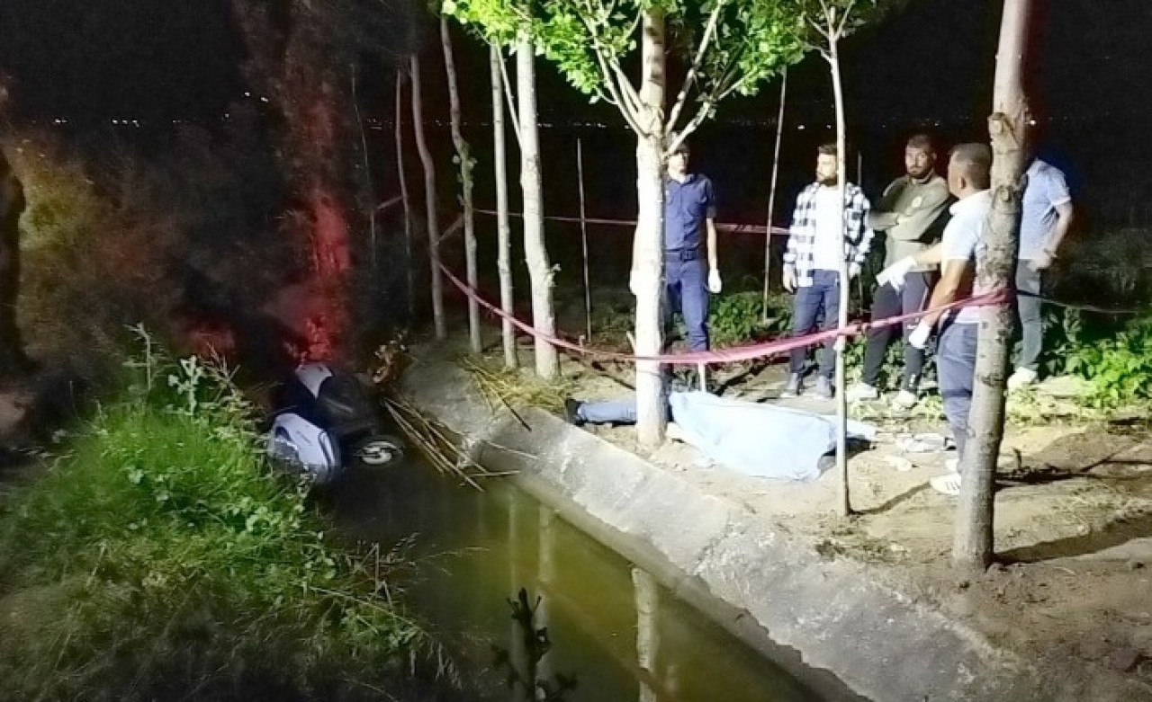 Sakarya'da sulama kanalına düşen motosikletin sürücüsü Hakan Özdemir öldü